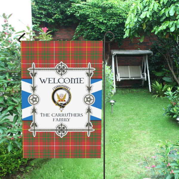 Carruthers Clan Garden Flag, Scottish Tartan Carruthers Clans Garden Flag New Style - Image 4