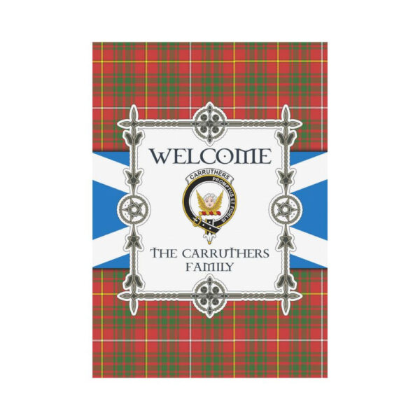 Carruthers Clan Garden Flag, Scottish Tartan Carruthers Clans Garden Flag New Style - Image 2