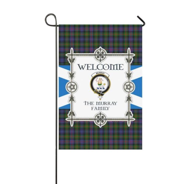 Murray Clan Garden Flag, Scottish Tartan Murray Clans Garden Flag New Style - Image 3