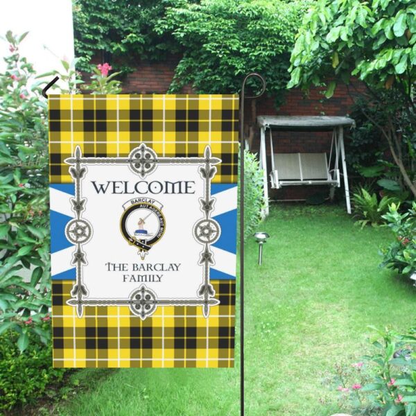 Barclay Clan Garden Flag, Scottish Tartan Barclay Clans Garden Flag New Style - Image 4