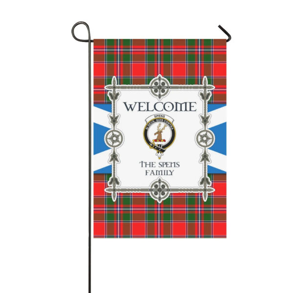 The Spens Clan Garden Flag, Scottish Tartan The Spens Clans Garden Flag New Style - Image 3