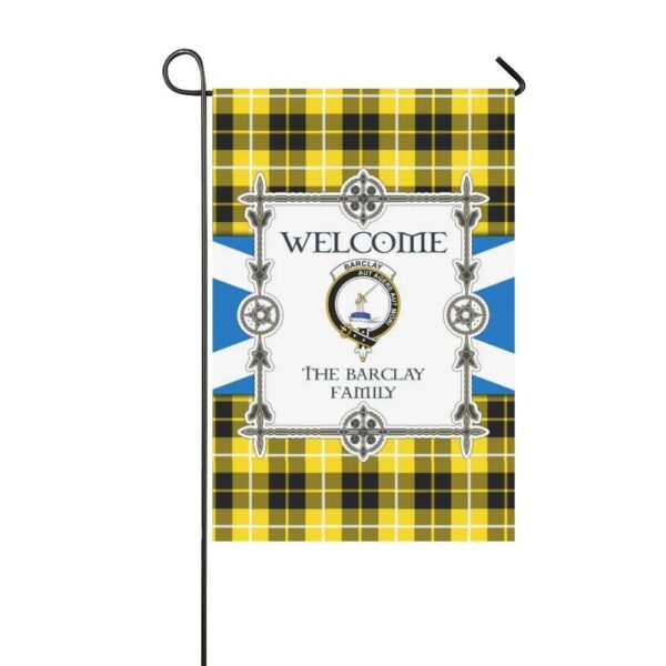 Barclay Clan Garden Flag, Scottish Tartan Barclay Clans Garden Flag New Style - Image 3