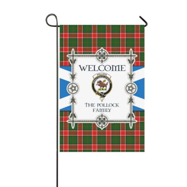 The Pollock Clan Garden Flag, Scottish Tartan The Pollock Clans Garden Flag New Style - Image 3