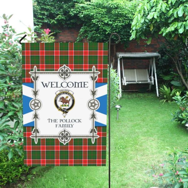 The Pollock Clan Garden Flag, Scottish Tartan The Pollock Clans Garden Flag New Style - Image 4