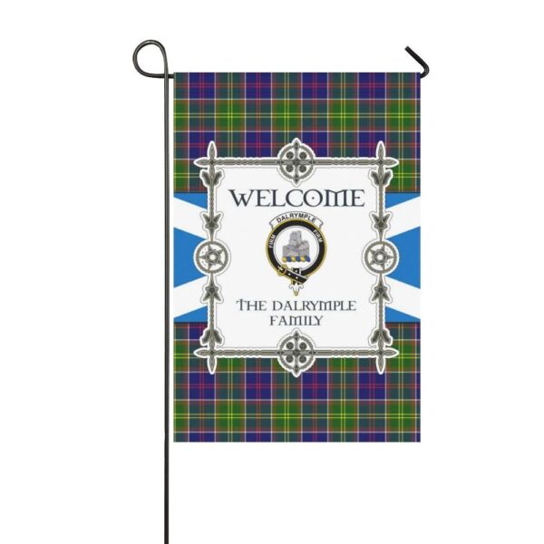 Dalrymple Clan Garden Flag, Scottish Tartan Dalrymple Clans Garden Flag New Style - Image 3