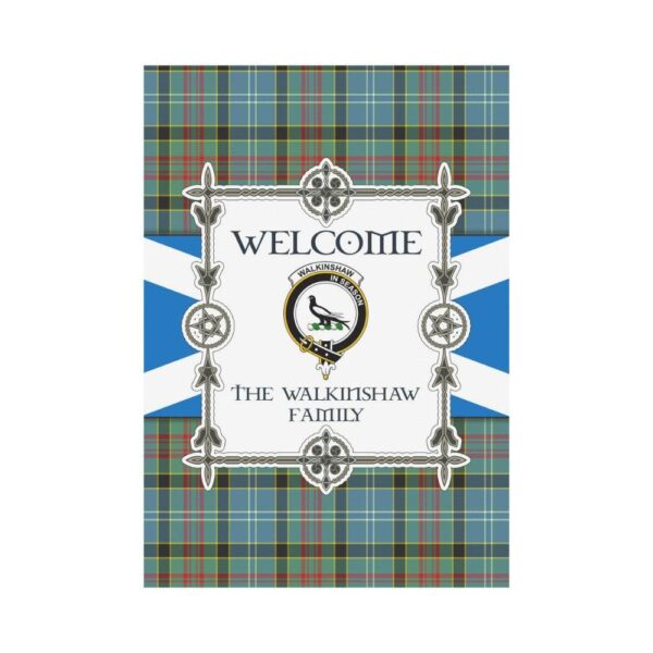 Walkinshaw Clan Garden Flag, Scottish Tartan Walkinshaw Clans Garden Flag New Style - Image 2