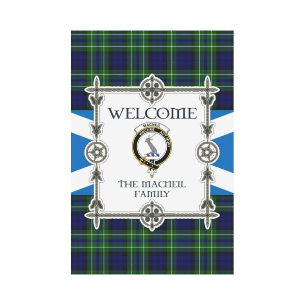 Macneil Clan Garden Flag, Scottish Tartan Macneil Clans Garden Flag New Style - Image 2