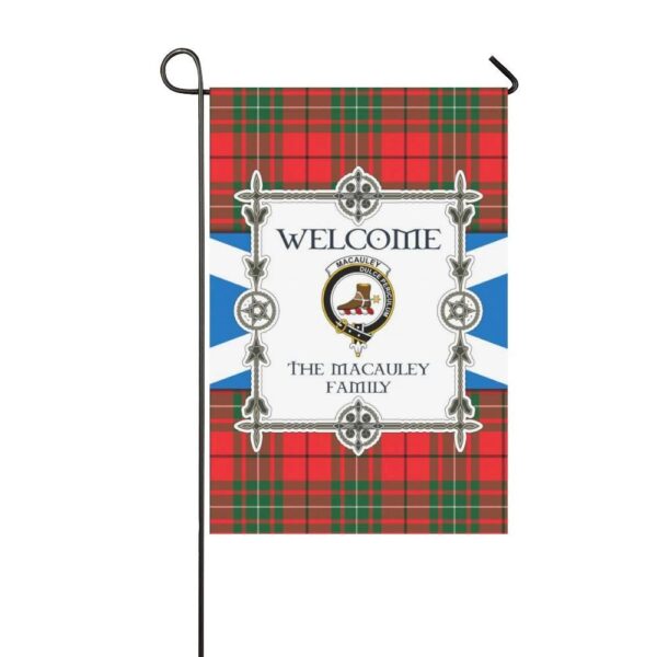 Macauley Clan Garden Flag, Scottish Tartan Macauley Clans Garden Flag New Style - Image 3