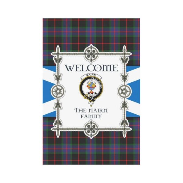 Nairn Clan Garden Flag, Scottish Tartan Nairn Clans Garden Flag New Style