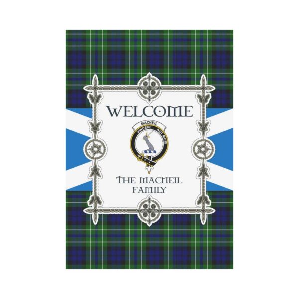 The Macneil 2 Clan Garden Flag, Scottish Tartan The Macneil 2 Clans Garden Flag New Style