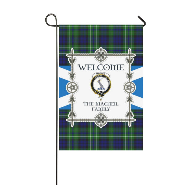 The Macneil 2 Clan Garden Flag, Scottish Tartan The Macneil 2 Clans Garden Flag New Style - Image 3