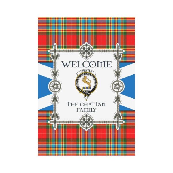 Chattan Clan Garden Flag, Scottish Tartan Chattan Clans Garden Flag New Style - Image 2