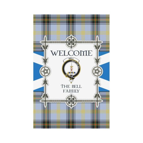 Bell Clan Garden Flag, Scottish Tartan Bell Clans Garden Flag New Style