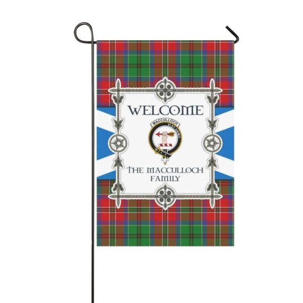 Macculloch Clan Garden Flag, Scottish Tartan Macculloch Clans Garden Flag New Style - Image 3