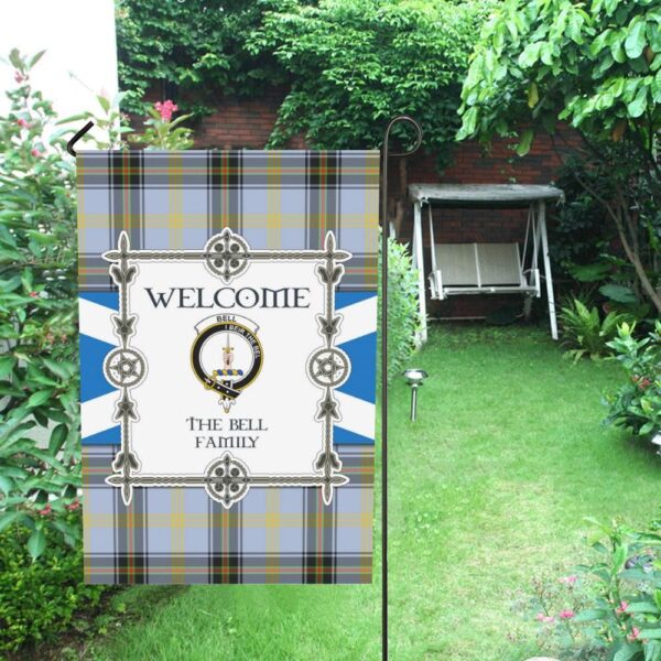 Bell Clan Garden Flag, Scottish Tartan Bell Clans Garden Flag New Style - Image 4