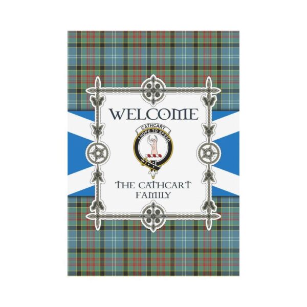 Cathcart Clan Garden Flag, Scottish Tartan Cathcart Clans Garden Flag New Style - Image 2