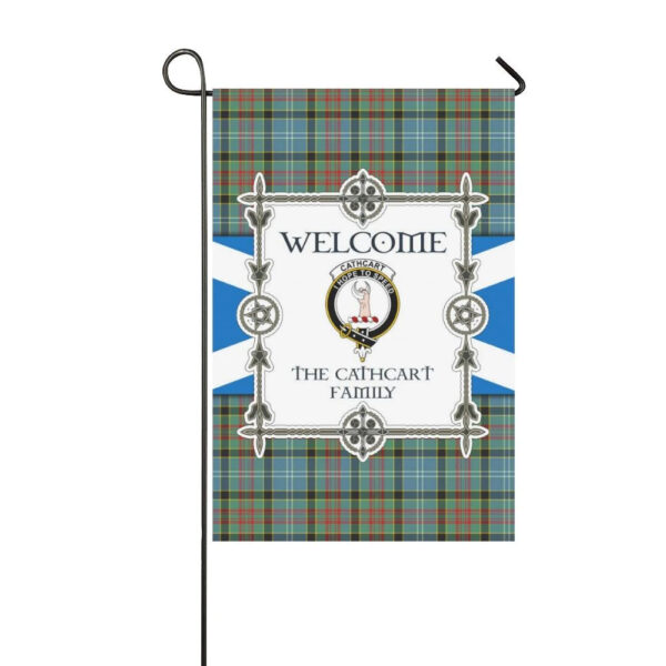 Cathcart Clan Garden Flag, Scottish Tartan Cathcart Clans Garden Flag New Style - Image 3