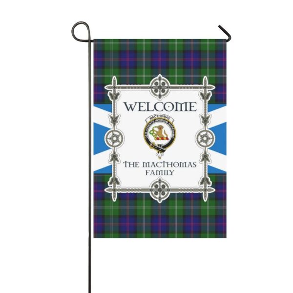 The Macthomas Clan Garden Flag, Scottish Tartan The Macthomas Clans Garden Flag New Style - Image 3