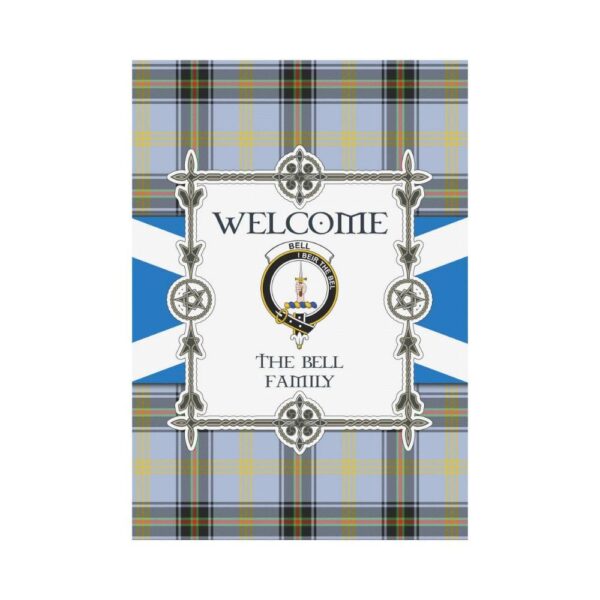 Bell Clan Garden Flag, Scottish Tartan Bell Clans Garden Flag New Style - Image 2