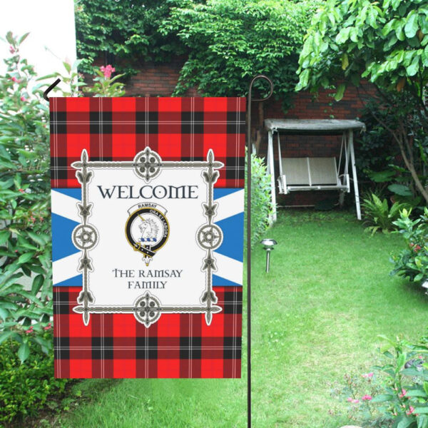 Ramsay Clan Garden Flag, Scottish Tartan Ramsay Clans Garden Flag New Style - Image 3