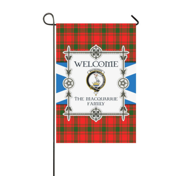 The Macquarrie Clan Garden Flag, Scottish Tartan The Macquarrie Clans Garden Flag New Style - Image 3