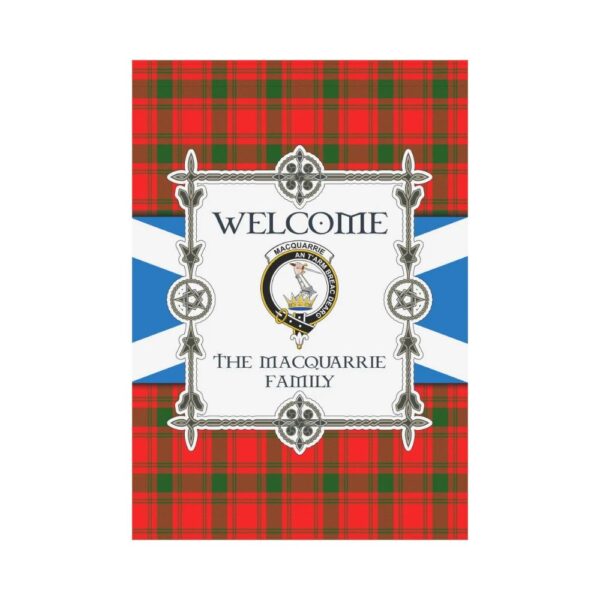 The Macquarrie Clan Garden Flag, Scottish Tartan The Macquarrie Clans Garden Flag New Style