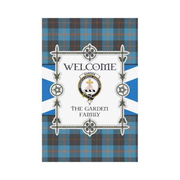 Garden Clan Garden Flag, Scottish Tartan Garden Clans Garden Flag New Style