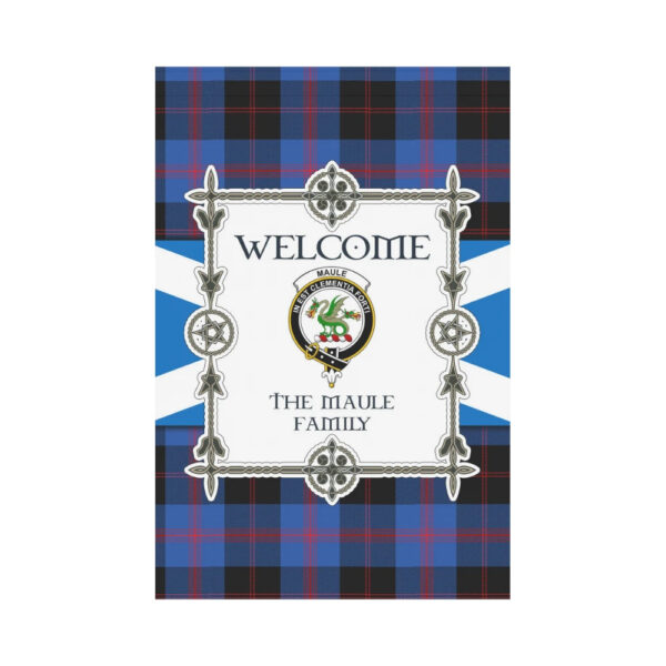 The Maule Clan Garden Flag, Scottish Tartan The Maule Clans Garden Flag New Style - Image 2