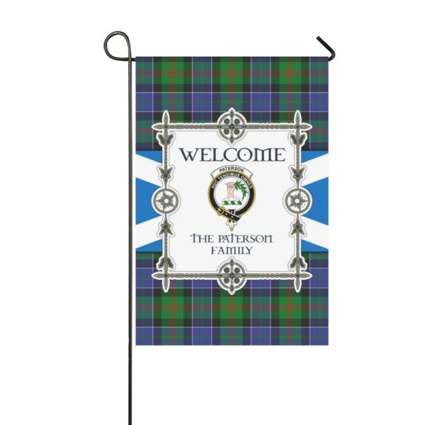 The Paterson Clan Garden Flag, Scottish Tartan The Paterson Clans Garden Flag New Style - Image 3