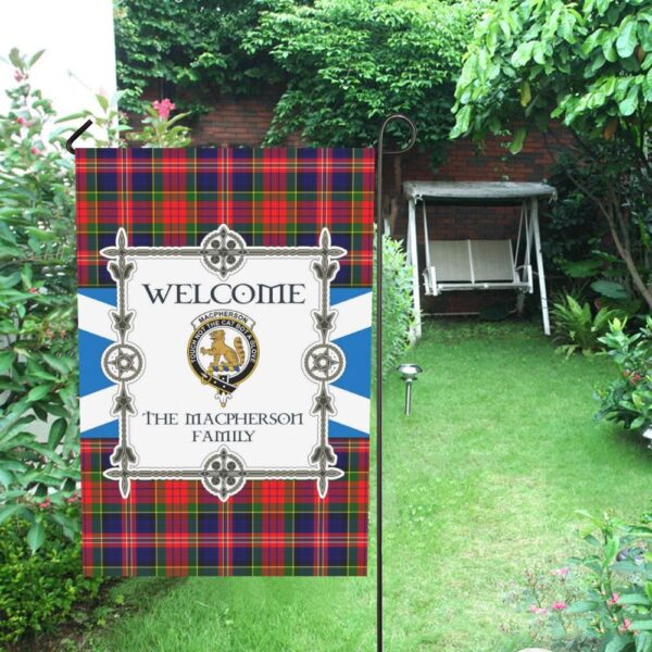 Macpherson Clan Garden Flag, Scottish Tartan Macpherson Clans Garden Flag New Style - Image 4