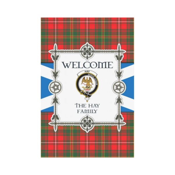 The Hay Clan Garden Flag, Scottish Tartan The Hay Clans Garden Flag New Style