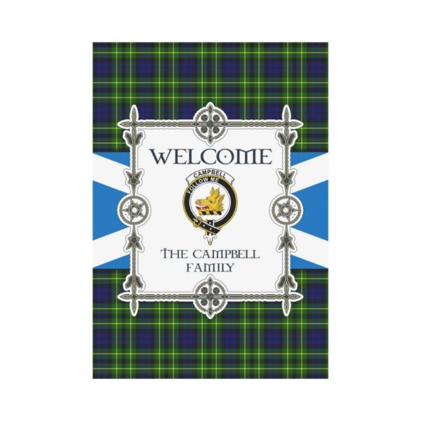 The Campbell Clan Garden Flag, Scottish Tartan The Campbell Clans Garden Flag New Style - Image 2