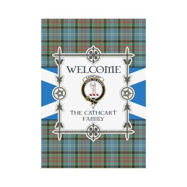 The Cathcart Clan Garden Flag, Scottish Tartan The Cathcart Clans Garden Flag New Style - Image 2