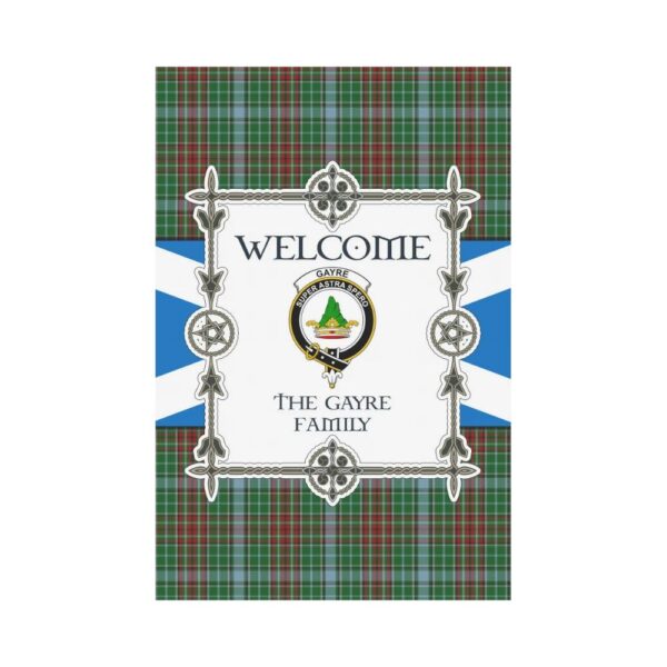 The Gayre Clan Garden Flag, Scottish Tartan The Gayre Clans Garden Flag New Style