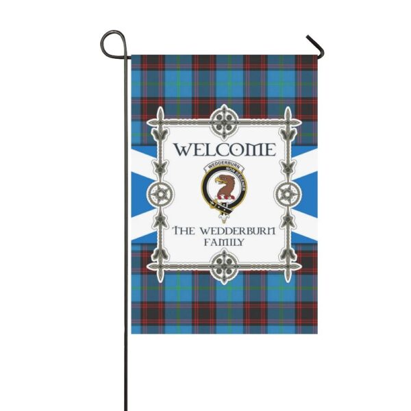 The Wedderburn Clan Garden Flag, Scottish Tartan The Wedderburn Clans Garden Flag New Style - Image 3