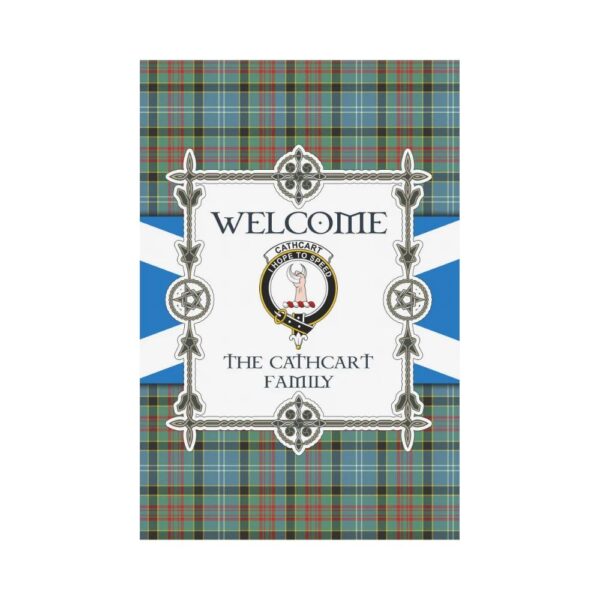 The Cathcart Clan Garden Flag, Scottish Tartan The Cathcart Clans Garden Flag New Style