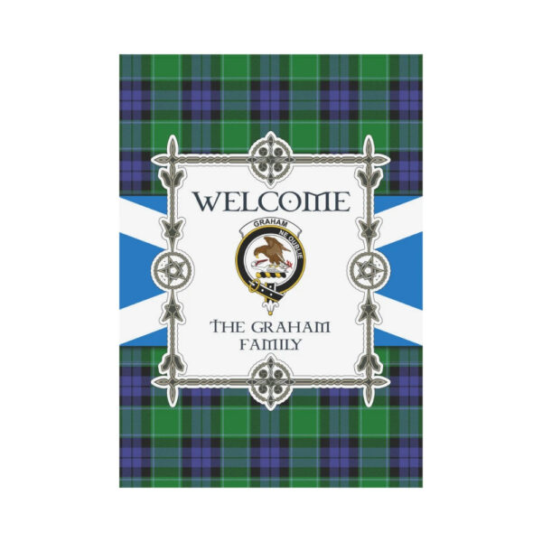 The Graham Clan Garden Flag, Scottish Tartan The Graham Clans Garden Flag New Style - Image 2