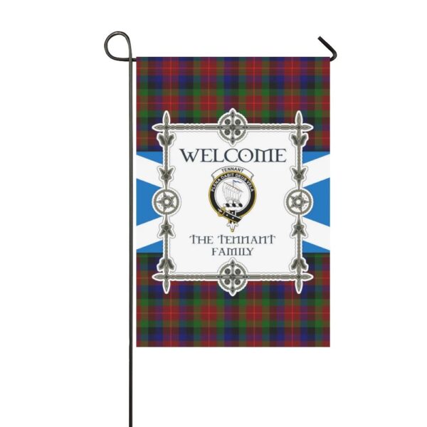 The Tennant Clan Garden Flag, Scottish Tartan The Tennant Clans Garden Flag New Style - Image 3