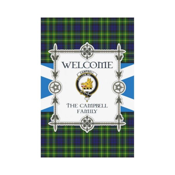 The Campbell Clan Garden Flag, Scottish Tartan The Campbell Clans Garden Flag New Style