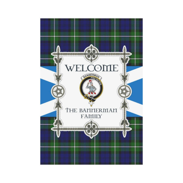 The Bannerman Clan Garden Flag, Scottish Tartan The Bannerman Clans Garden Flag New Style - Image 2