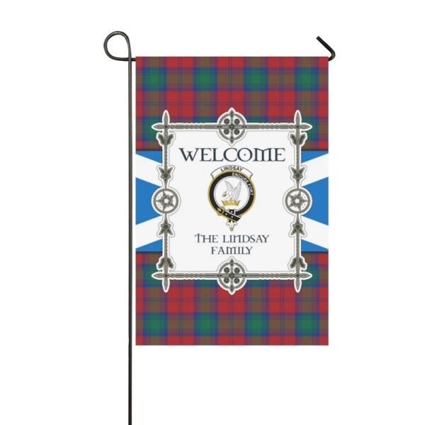 The Lindsay Clan Garden Flag, Scottish Tartan The Lindsay Clans Garden Flag New Style - Image 3