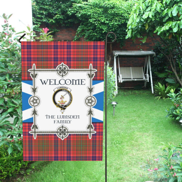 The Lumsden Clan Garden Flag, Scottish Tartan The Lumsden Clans Garden Flag New Style - Image 4