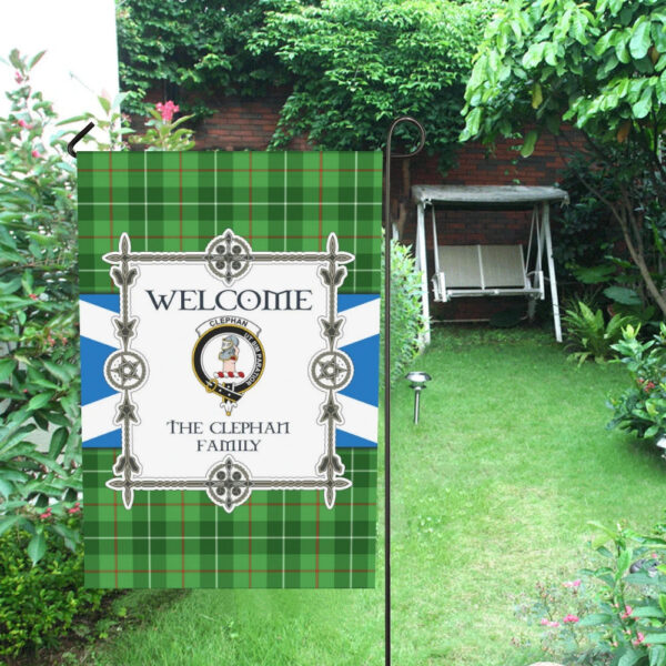 The Clephan Clan Garden Flag, Scottish Tartan The Clephan Clans Garden Flag New Style - Image 4