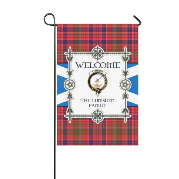 The Lumsden Clan Garden Flag, Scottish Tartan The Lumsden Clans Garden Flag New Style - Image 3