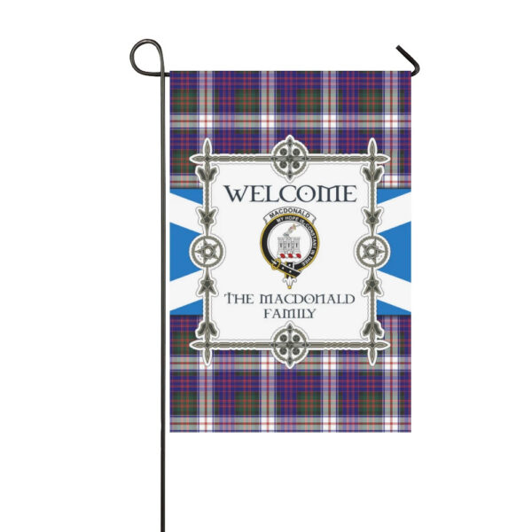 The Macdonald 2 Clan Garden Flag, Scottish Tartan The Macdonald 2 Clans Garden Flag New Style - Image 3