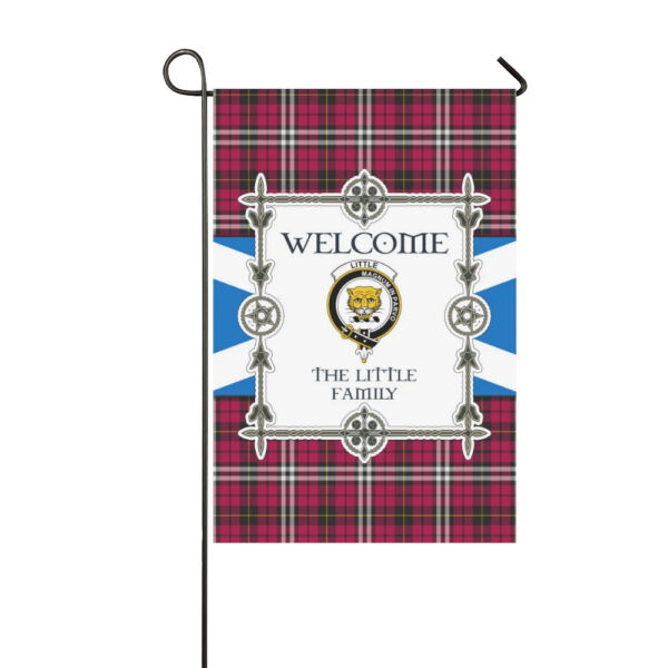 The Little Clan Garden Flag, Scottish Tartan The Little Clans Garden Flag New Style - Image 3