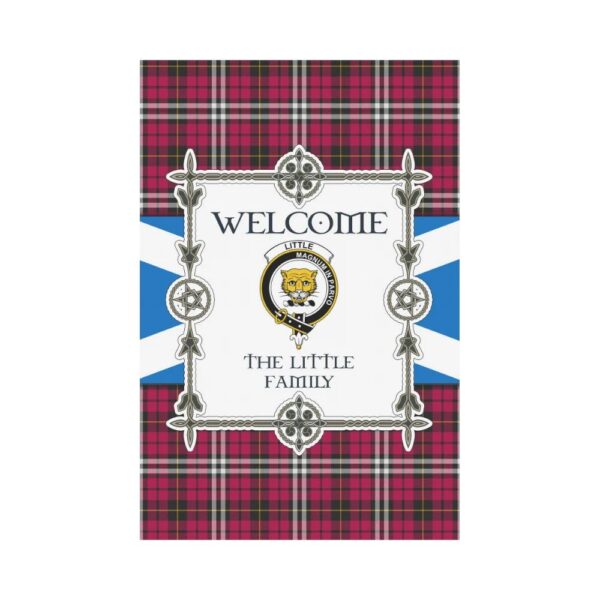 The Little Clan Garden Flag, Scottish Tartan The Little Clans Garden Flag New Style - Image 2