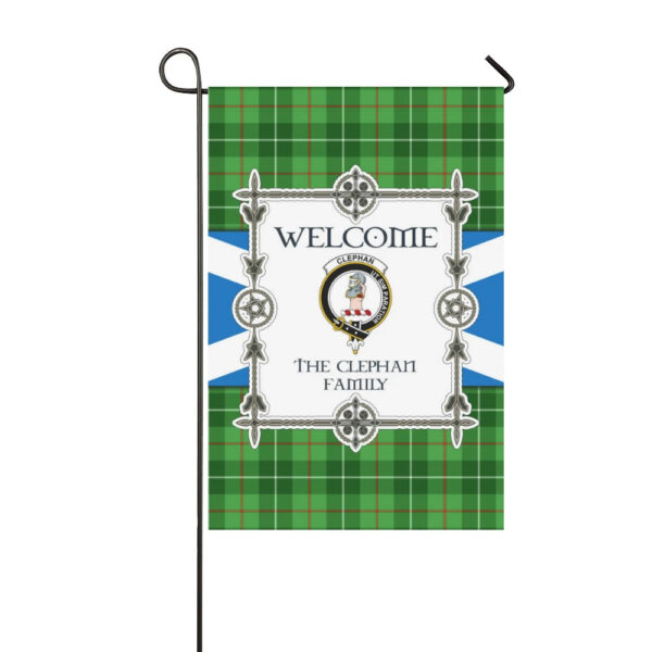 The Clephan Clan Garden Flag, Scottish Tartan The Clephan Clans Garden Flag New Style - Image 3