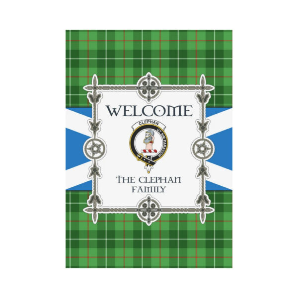 The Clephan Clan Garden Flag, Scottish Tartan The Clephan Clans Garden Flag New Style - Image 2