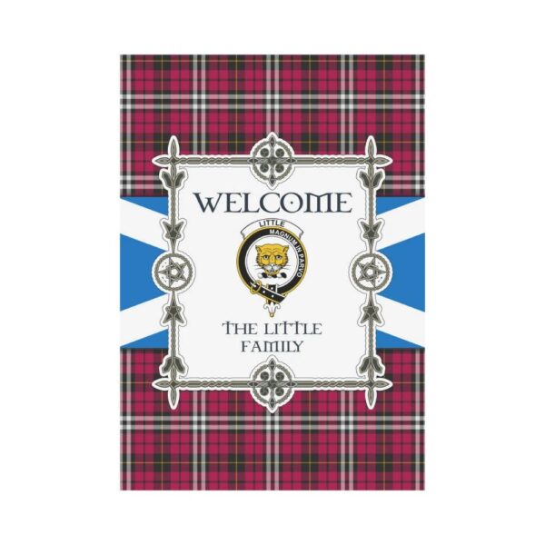 The Little Clan Garden Flag, Scottish Tartan The Little Clans Garden Flag New Style